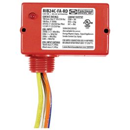 Functional Devices RIB24C-FA-RD - Enclosed Fire Alarm Relay, 10 Amps ...