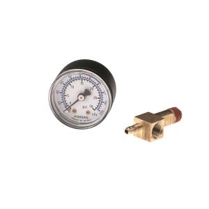 Pressure Gauge And Brass Tee