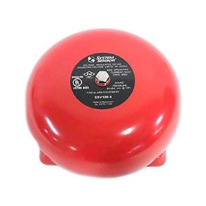 Alarm Bell, 120 VAC, 6 in. Gong Diameter