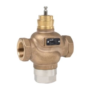 Globe Valve, 3 Way, 1/2 in., 4.4 Cv