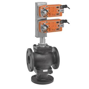 Globe Valve Assembly, 3 Way, 6 in.