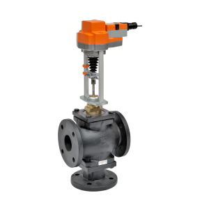 Globe Valve Assembly, 3 Way, 3 in.