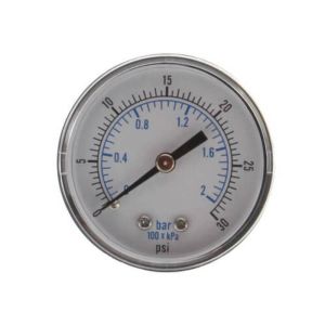 Stem-Mounted Pressure Gauge