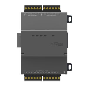 8 UI 4 RO 4 AO, DIN Rail or Panel Mounting, RS-485 Connection.  Compatible with J8 Only.