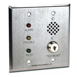 Remote Alarm With Horn And Keyed Reset