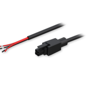 Power cable with 4-way open wire