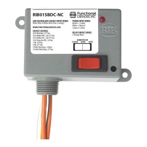 Enclosed Dry Contact Relay, 20 Amps