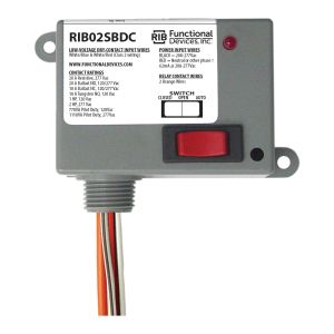 Enclosed Dry Contact Relay, 20 Amps