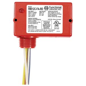 Enclosed Fire Alarm Relay, 10 Amps