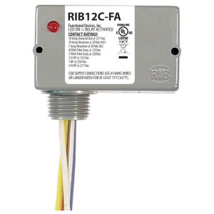 Enclosed Fire Alarm Relay, 10 Amps