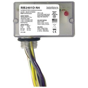 Enclosed Pilot Relay, 10 Amps