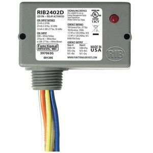 Enclosed Pilot Relay, 10 Amps