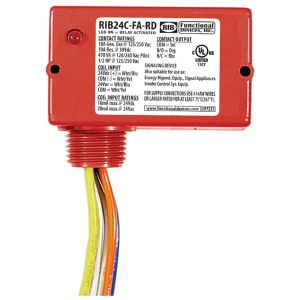 Enclosed Fire Alarm Relay, 10 Amps