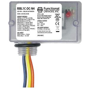 Enclosed Pilot Relay, 10 Amps