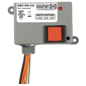 Enclosed Pilot Relay, 10 Amps