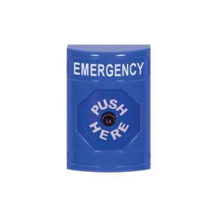 Emergency Push Button, Blue