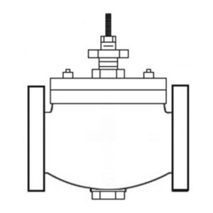 Globe Valve, 2 Way, 4 in., 145 Cv