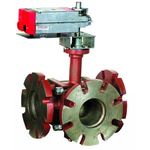 Ball Valve, 3 Way, 4 in. 197 Cv