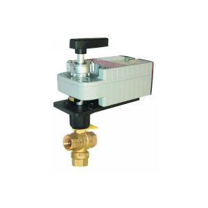Ball Valve Assembly, 3 Way, 1/2 in NPT
