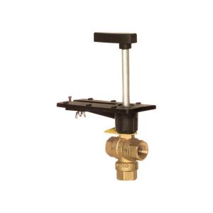 Ball Valve, 3 Way, 3/4 in. NPT, 3.8 Cv
