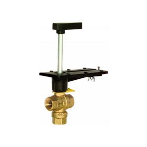 Ball Valve, 3 Way, 3/4 in 11 Cv