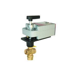 Ball Valve Assembly, 3 Way, 1 in NPT