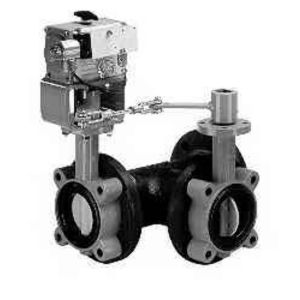 Butterfly Valve Assembly 3 Way 8 in.