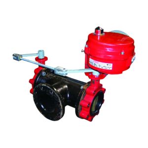 Butterfly Valve, 3 Way, 16 in.