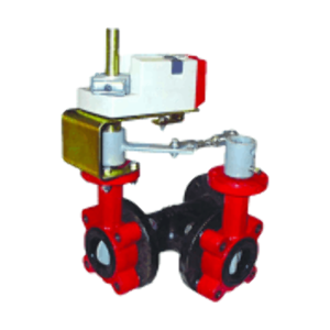 Butterfly Valve, 3 Way, 18 in.
