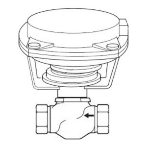 Globe Valve Assembly, 2 Way, 1/2 in.