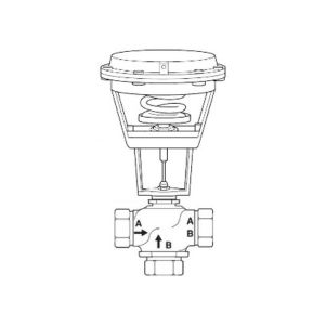 Globe Valve Assembly, 3 Way, 2 in.