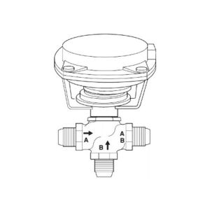 Globe Valve Assembly, 3 Way, 1 in.