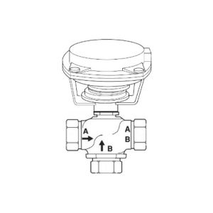 Globe Valve Assembly, 3 Way, 1/2 in.