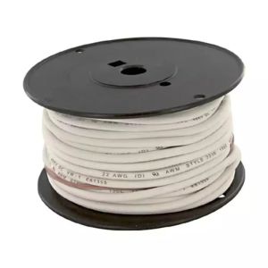 Ignition Wire, White Silicone