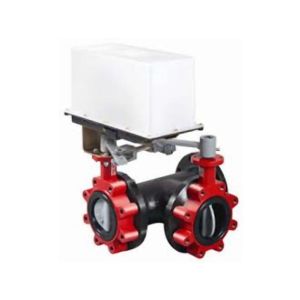 Butterfly Valve Assembly, 3 Way, 5 in.