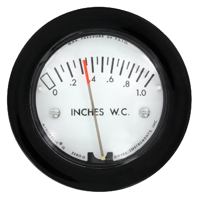 Dwyer Series 5000 Minihelic II Pressure Gauge 2-5000-0 NEW 