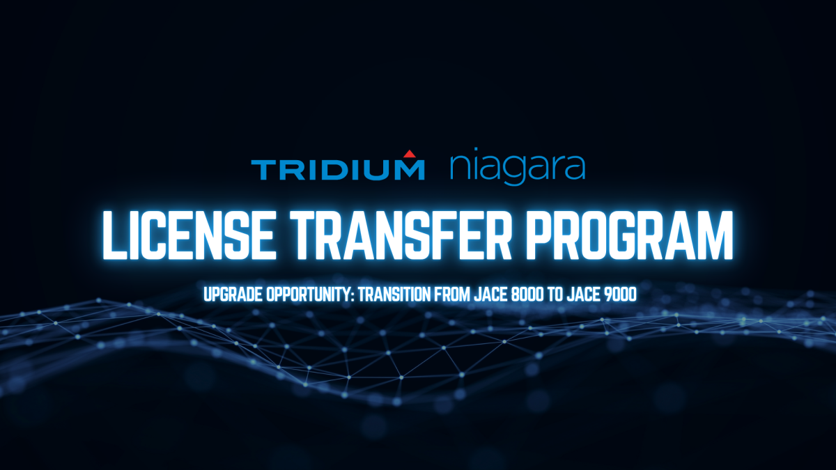 Upgrade Opportunity: Transition from JACE 8000 to JACE 9000