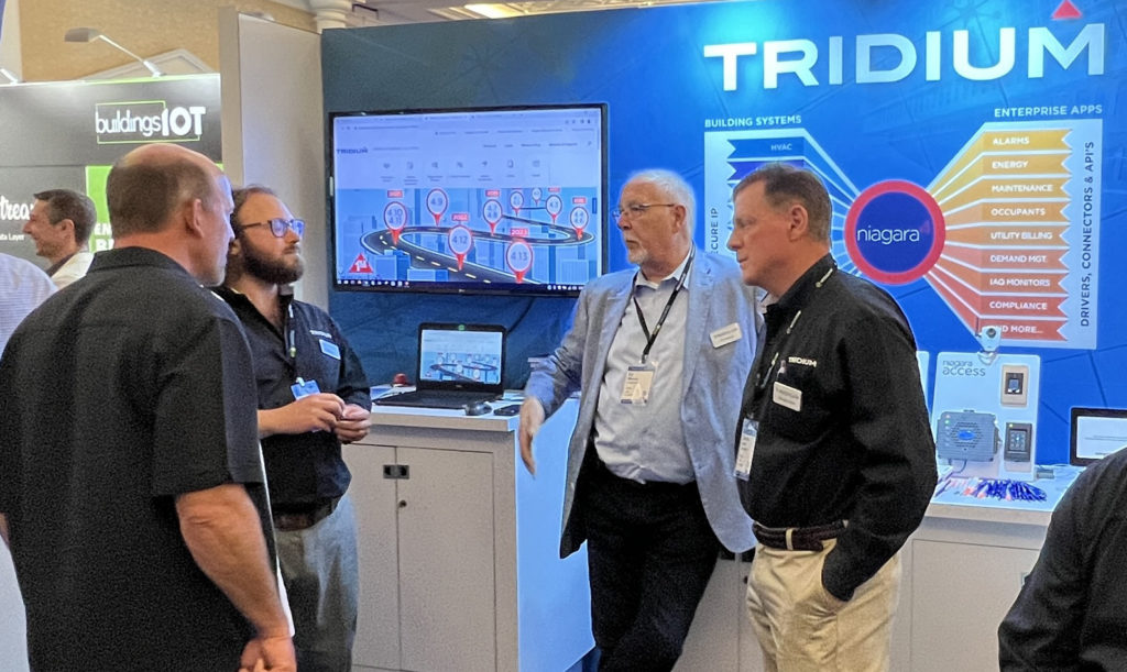 tridium tradeshow booth at realcomm IBcon 2023